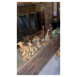 All Giraffes on Fireplace