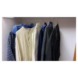 6 Menï¿½s size L/XL jackets /pull overs Eddie Bauer