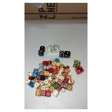 Miscellaneous group of mixed sizes dice