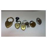 Miscellaneous group of tiny licks. 1 with keys