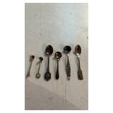 Mini silver tone spoons