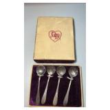 Sterling silver mini coffee spoon  on original