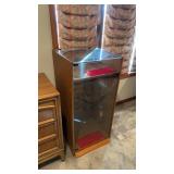 glass and wood cabinet 40ï¿½x19ï¿½x19ï¿½