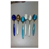 6 Sterling silver spoons