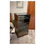 O Sullivan glass roller shelving 41ï¿½x21ï¿½x18ï¿½