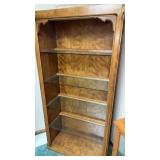 Wood Bookcase, 4 Glass Shelves, Approx 6ï¿½ Talk x