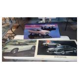 3 Vintage Chevy Dealership Posters, 2 are