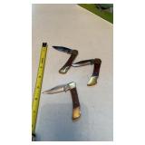 3 Single Blade Pakistan Pocket Knives