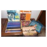 10 miscellaneous vinyl records , glen miller,