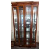 Wood & Glass Display Case, Glass Doors, 4 Glass