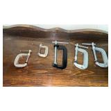 5 small c clamps