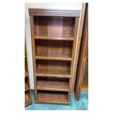 Wood Book Case, 5 Shelves , Approx 5ï¿½ Tall 30"