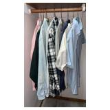 4 short sleeve  menï¿½s shirts and 6 long sleeve