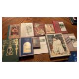 12 Antique Books, Some German, Poetry, Childrenï¿½s