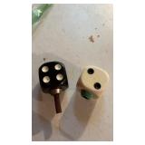 Dice shift knobs