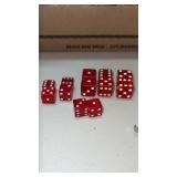 6 pairs of  Miscellanious  sizes of red