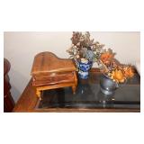 Thorns movement Wooden table top  music box and 2