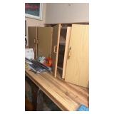 2 Wood Storage Cabinets, Approx 30ï¿½ Wide, 24ï¿½