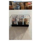 Silver and gold plated dice and more