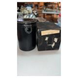 Leather Bar dice cup Real hide  with  5 Bakelite