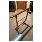 Quilt/ hanging rack with small quilt