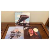2 Bob Seager vinyl records and 1 The doobie