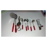 Vintage kitchen toy utensils