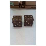 Large metal dice