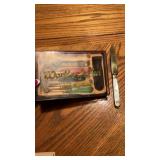 Worlds of fun tool kit and pearl handle knife/