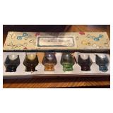 Set of 6 1oz Brandy Inhalers w/ Box , Assorted