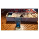6 Brandy Inhalers, 1 oz Glasses w/ Box