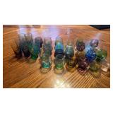 25 Brandy Inhalers , 1oz, Colored & 6 Shot