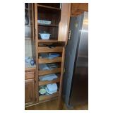 Entire Contents of Shelving Unit, Fire King,