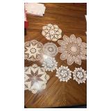 8 doilies
