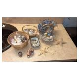 Miscellaneous  shell decorations