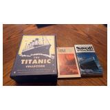 Titanic Collectibles, 2 Books & Mementosnof the