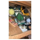 Entire Drawer of Miscellaneous, Golf Balls, Key