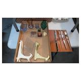 Miscellaneous grouping of home decorations ,