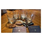 Vintage Car Glasses , Key  Fobs & more