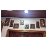 Miscellaneous vintage wooden plaques