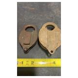 2 Padlocks No Keys, 1 is Fraim