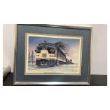 1949 SOO Line Railroad Locomotive Framed Print by