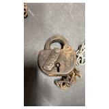 Adlake railroad lock C&NW RY 1929