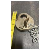 H & B Railroad Padlock & Key Adlake