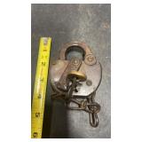 Atchinson Topeka & Santa Fe Railroad Padlock &