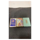 3 railroad playing card decks