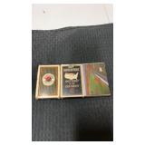 Lot of 3 railroad playing cards