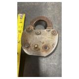 Burlington Northern Railroad Padlock No Key