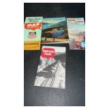 Vintage Railroad Ephemera Maps, National Parks &