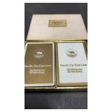 2 Decks Pacific  Far East Line Railroad Playing